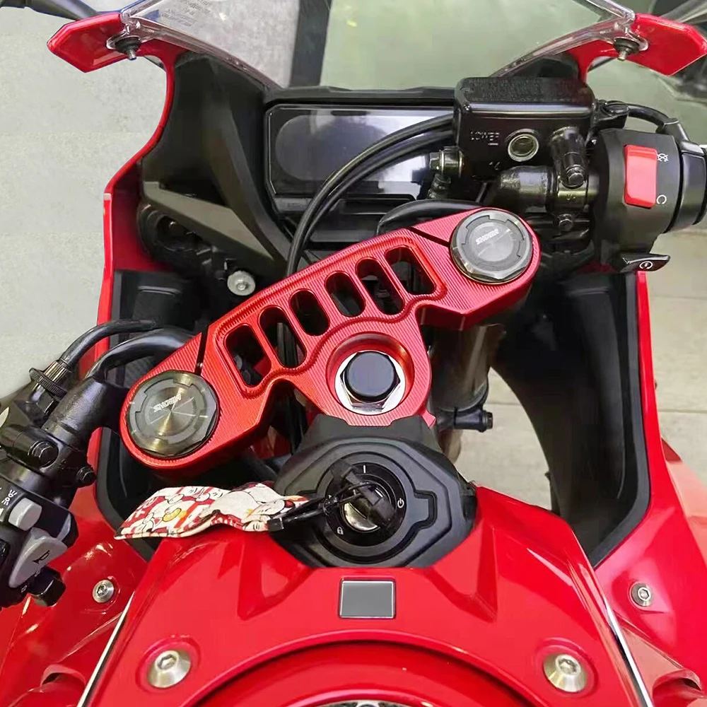 Motorrad Top Triple Clamp für Honda CB650R CBR650R CB CBR 650R 2018 2019 2020 2021 2022 CNC Aluminium Obere Gabel Halter Panel – Detail 3