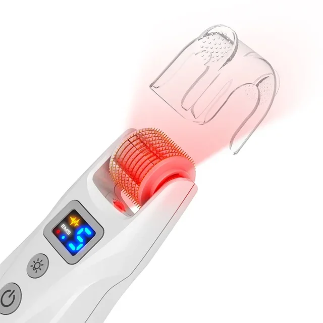 Bio Roller EMS microneedling derma roller with LED and vibration