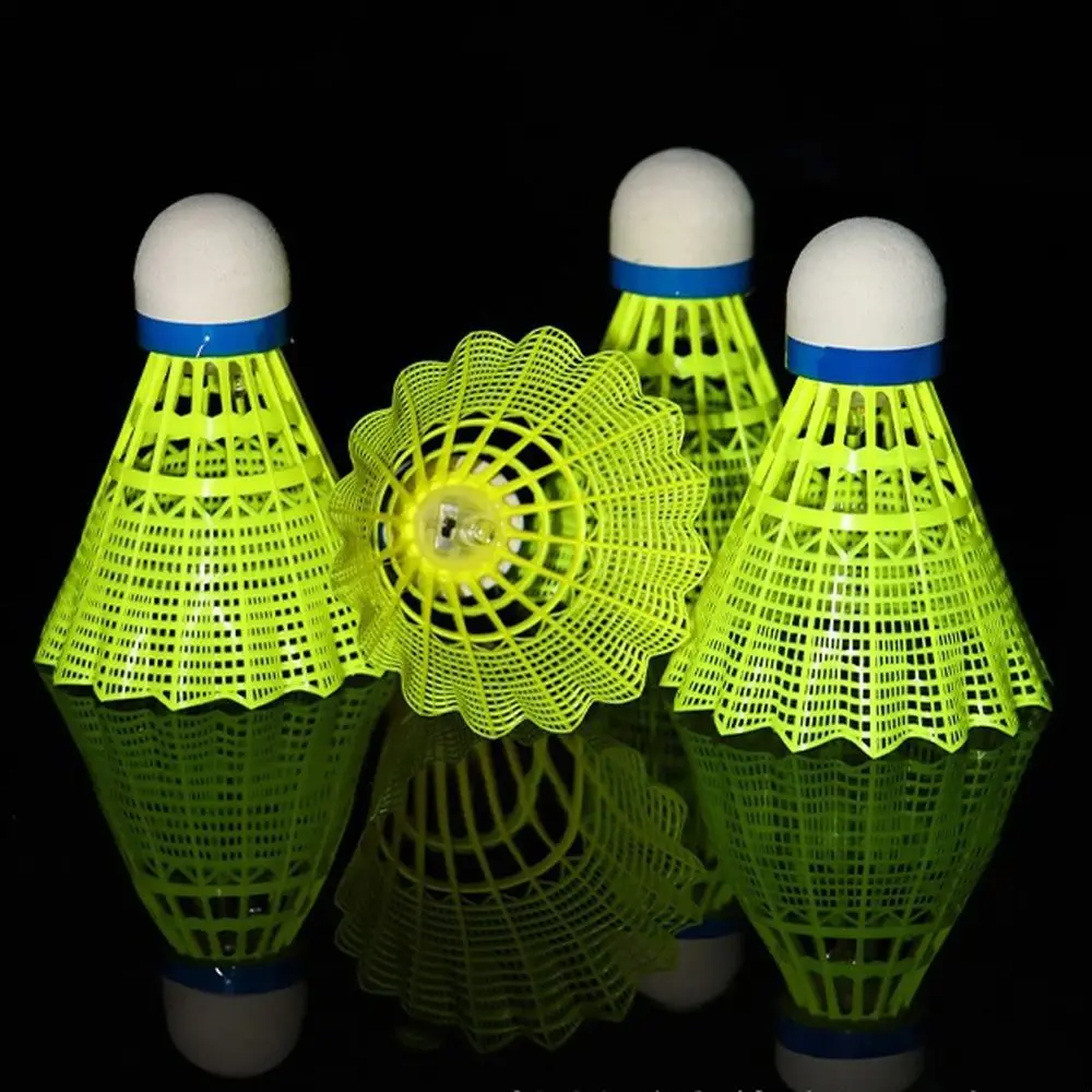 Light-up LED Badminton Colorful Lighting Balls Lighting Shuttlecocks Glowing Lightweight Luminous Badminton Balls Outdoor Game badminton shuttlecock badminton ball feather shuttlecock