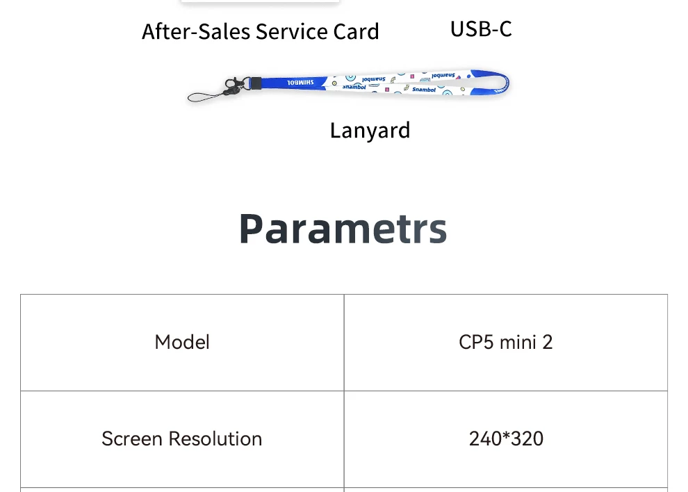 CP5 II Selfie Monitor Screen 2.4'' Phone Rear Camera For Selfie Vlog Live Stream