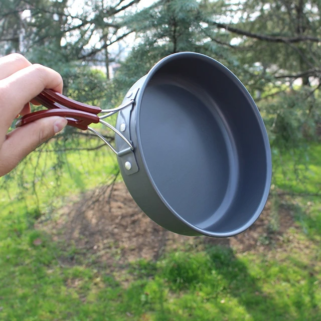 Lightweight Collapsible Camping Pan Nonstick Omelet Pan Outdoor Folding  Quick Heating Omelet Maker Fry Pan for Camping Hiking - AliExpress