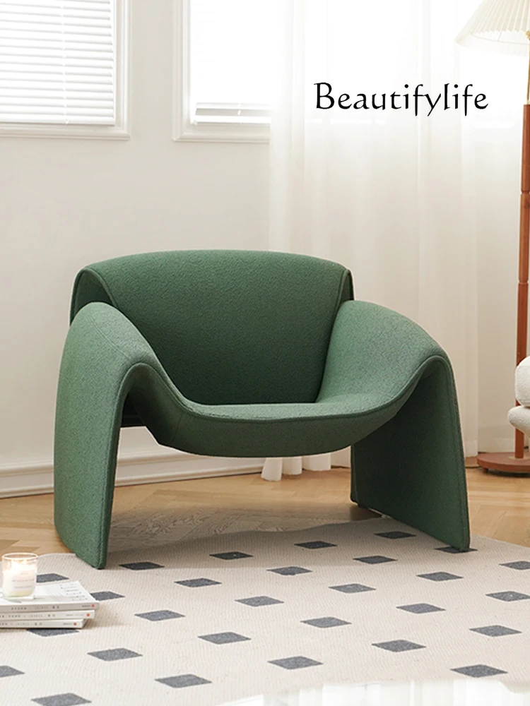 

Crab Chair Single Sofa Italian Minimalist Chair Single Balcony Light Luxury Leisure Chair Living Room