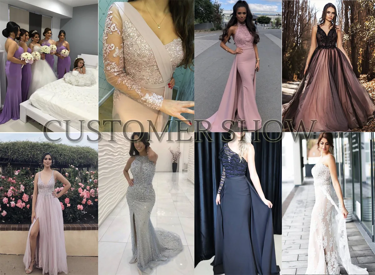 MYMB Damen-Abendkleid, sexy, gerüscht, Spaghettiträger, Meerjungfrau, schlicht, ärmellos, rosa Mädchen-Abschlussballkleid mit Schlitz für Party und Nacht – Detail 10