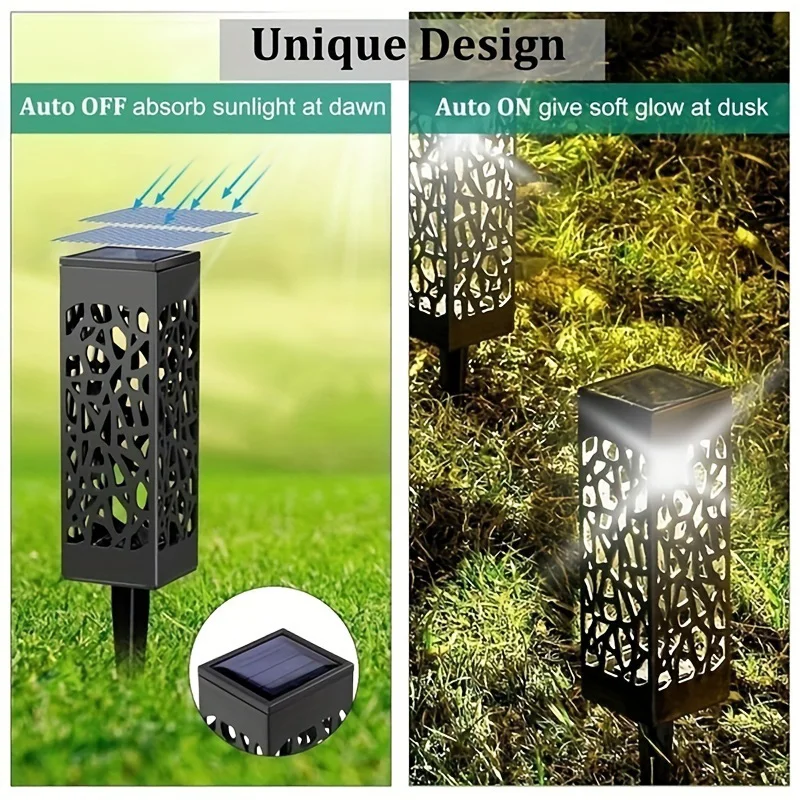Lawn Solar Lights 6pc Lawn Light Garden Decor Solar Buried Lamps Outdoor Waterproof LED Solar Pavilion Yard Way Christmas Lamp 3