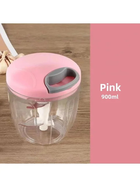 Trita Aglio Manuale In Acciaio - Tritatutto Per Erbe E Noci - Foto 2