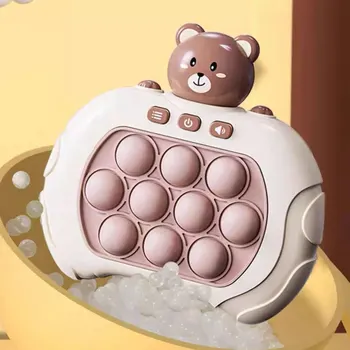 어린이 프레스 빠른 푸시 장난감, 압축 해제 메모리, 생각 논리 퍼즐 게임, 게임 레벨 두더지, 소년 소녀 장난감 선물, 1 개 상품 이미지