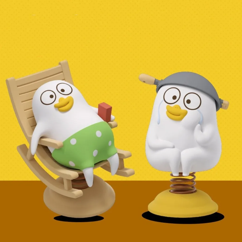 Funny Little Liu Duck Shaking Car Ornaments Collection Statue Little Liu Duck Car Decoration Cartoon Cute Car Bobblehead Figure