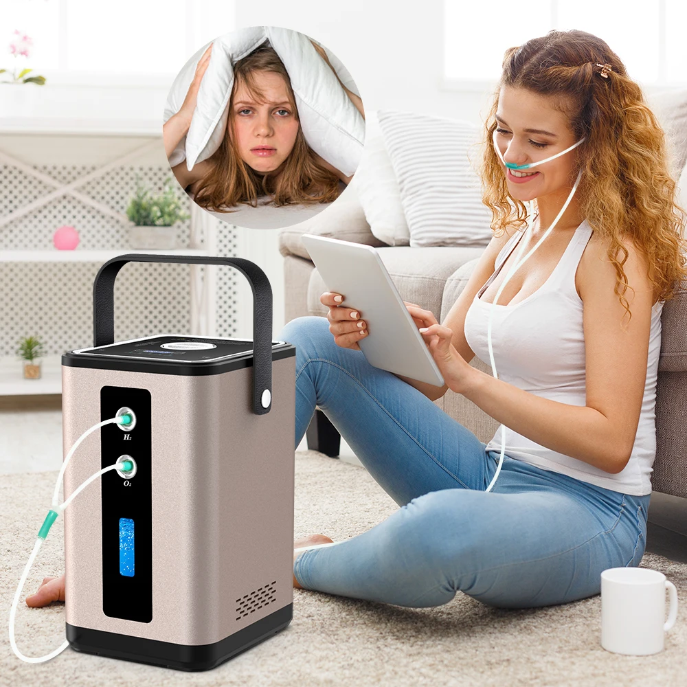 Suyzeko 450ML Hydrogen Inhalation Machine Molecular Hydrogen Water Generator H2 Inhaler Ionizer Home Care NEW