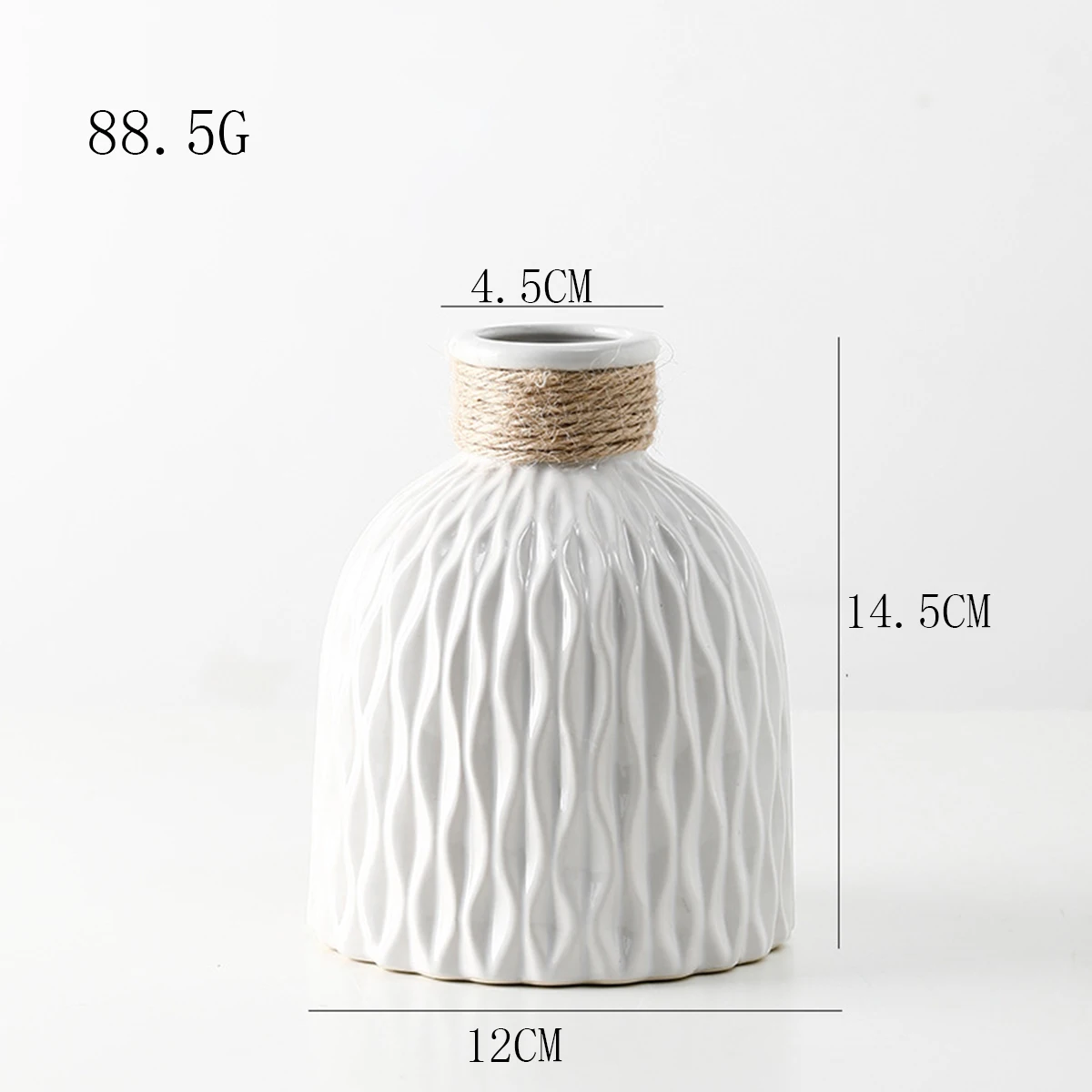 Nordic Water Ripple Plastic Vase 6