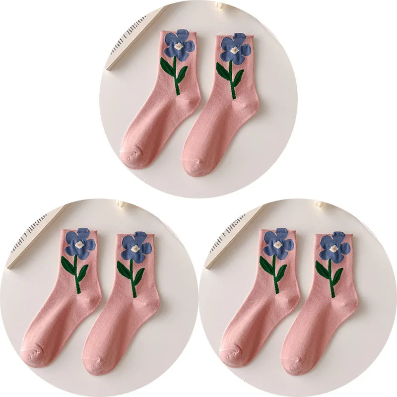 3 Pairs Pink-B