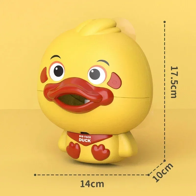 New Electric Bath Bubble Duck Fun Children Bath Bubble Machine Swimming Pool Bathtub Bath Toys Children Bathroom Toys 6