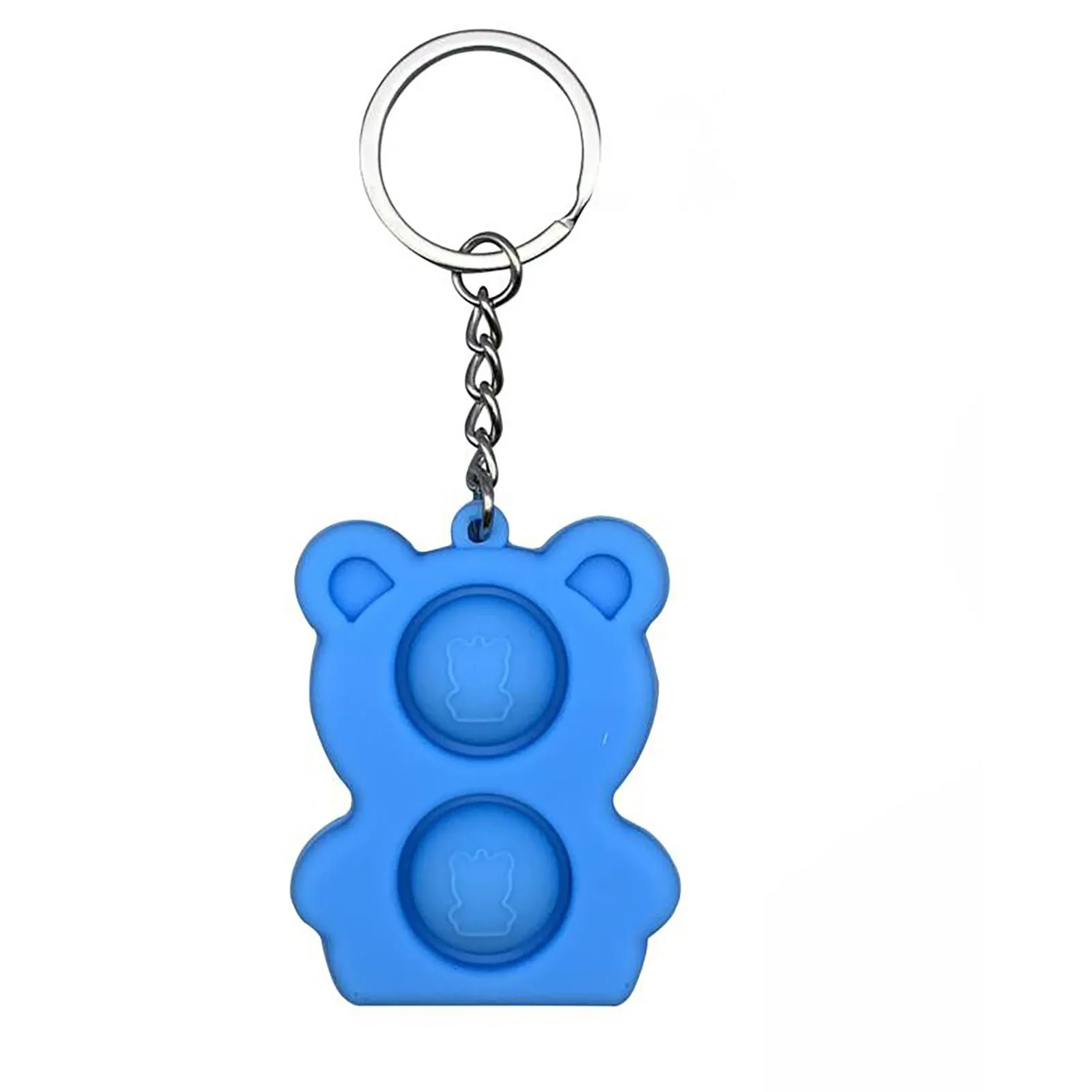 Mini Pops Simple Dimple Keychain Its Push Bubble Anxiety Sensory Fidget Toy Anti Stress Relief For Autism Adults Key Chain Toys squishy mesh ball Squeeze Toys