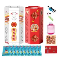 Firework Bubble Machine Automatic Bubble Blower with Colorful Lights With Music For New Year Birthday Party Supply Outdoor 1