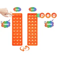 5pcs Word Pop 100 CVC Words Games Pop Toys, Phonics Learning Fidget Toys, Learn To Read Teaching Resources For Preschool Kids 2