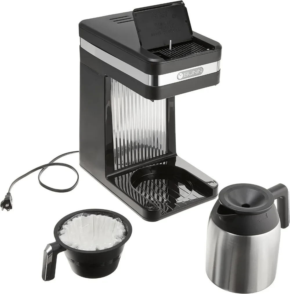BUNN 55200 CSB3T Speed Brew Platinum Thermal Coffee Maker Stainless Steel, 10-Cup, Black 5