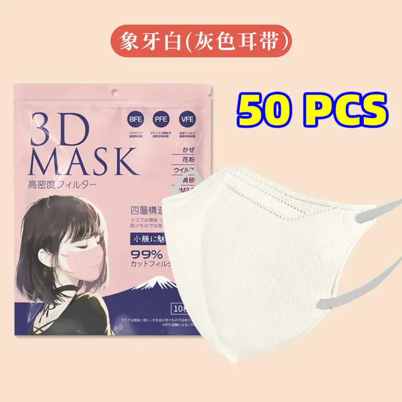 Personne portant un masque de protection respiratoire coloré, en extérieur.