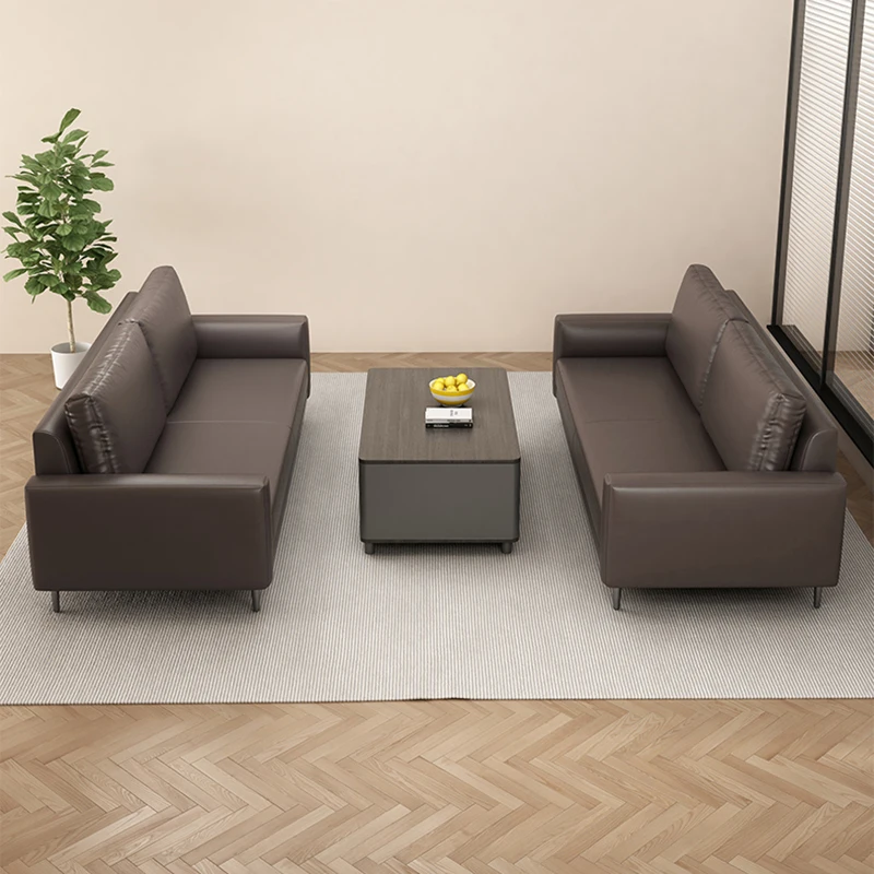 

Floor Simplicity Office Sofa Futon Table Modular Commerce Business Couches Modern Combination Sofa Seccional Luxury Furniture