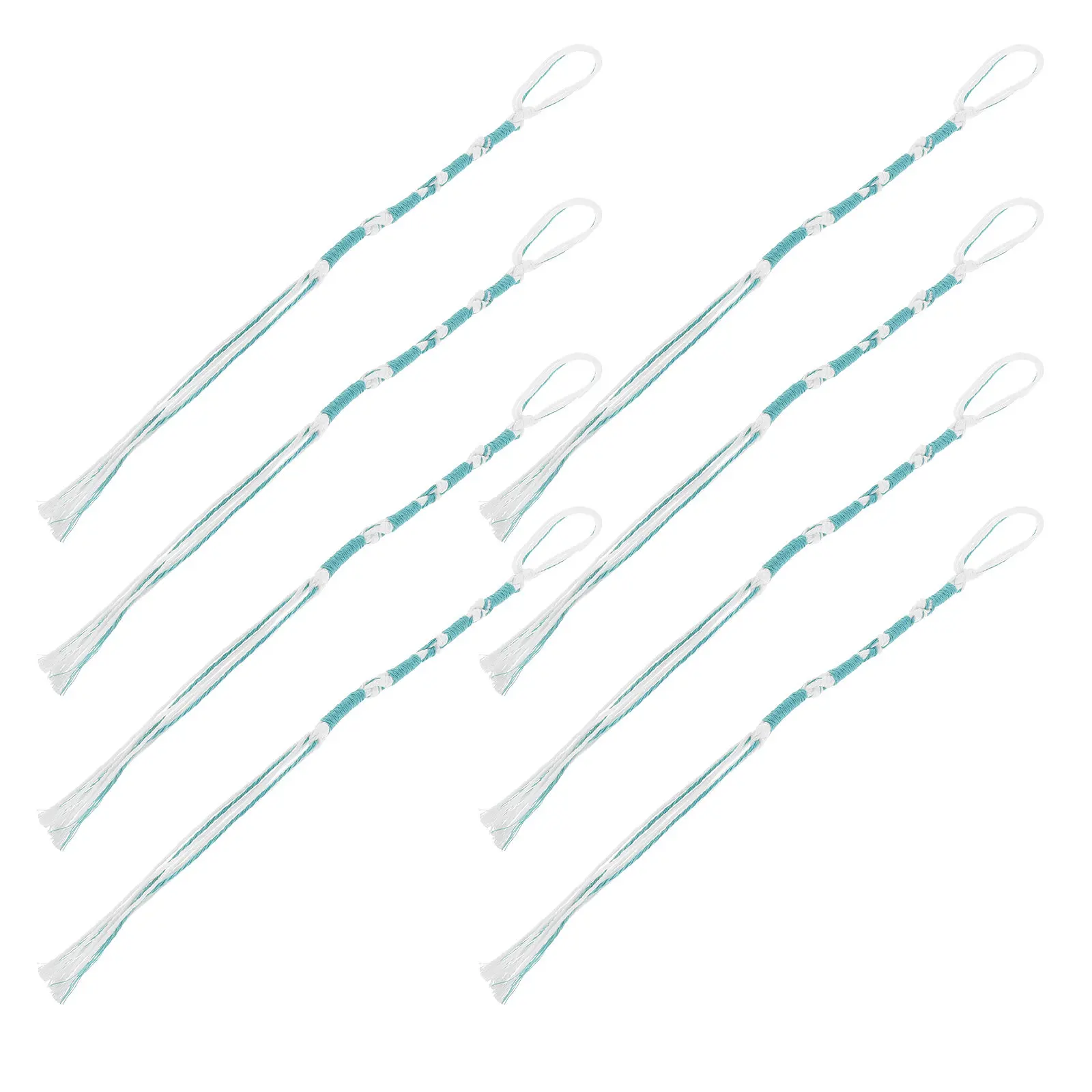 8Pcs Tzitzits Tassels 전통 히브리어 기도 숄 액세서리 바지 청바지 남성용 홈 장식 장식품