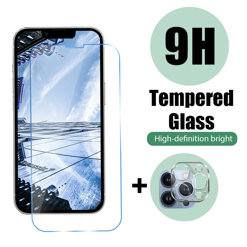 

Screen protector glass for iPhone 13 pro max 13 mini se lens protective glass for iPhone 12 i12 pro max 12 mini x xs xr xs max