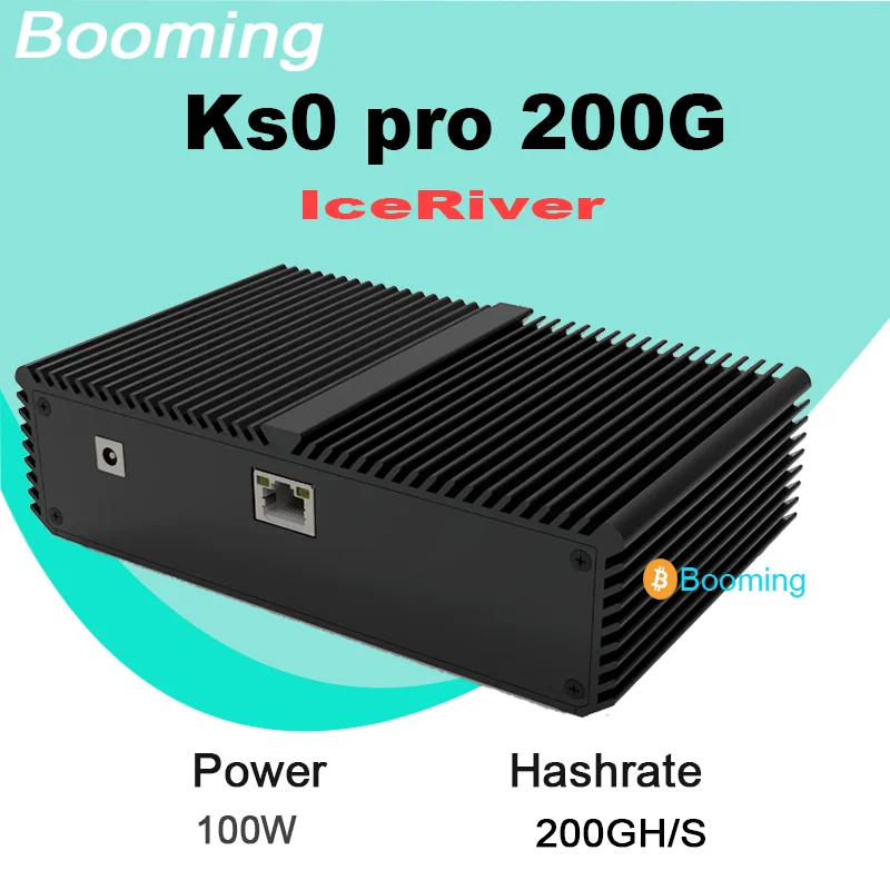 

Новинка, IceRiver KAS KS0 PRO Asic Kaspa Miner 200Gh/s с блоком питания, отправка с 21 по 31 января Ks0pro 200 г