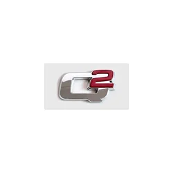 3D Glossy Silvery Black Car Emblem Badge Sticker for Alfa Romeo Accessories (Silver Q2)