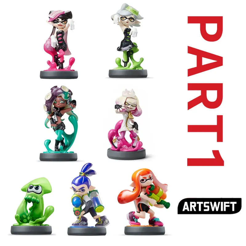 Фигурка ARTSWIFT Store для жемчужин, зеленых кальмаров, для девочек и мальчиков, 2 шт. в упаковке, Бесплатная ДЛЯ NS PART1, новая модель