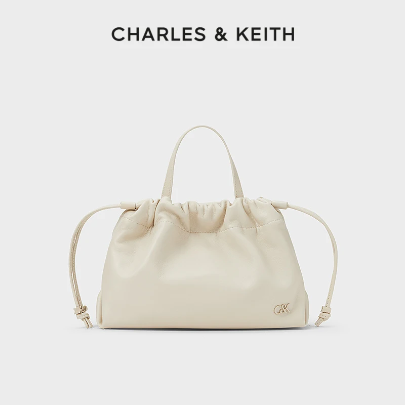 찰스 & 키스 여성 소프트 가죽 드로우스트링 클라우드 백, 용수철 신상 SL2-50782340 Best Top5