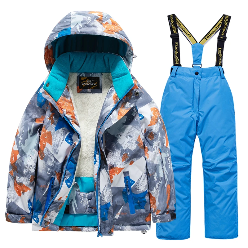 Children Ski Suit Men Women Large Medium Small Children Baby Thick Waterproof Warm Snow Equipment