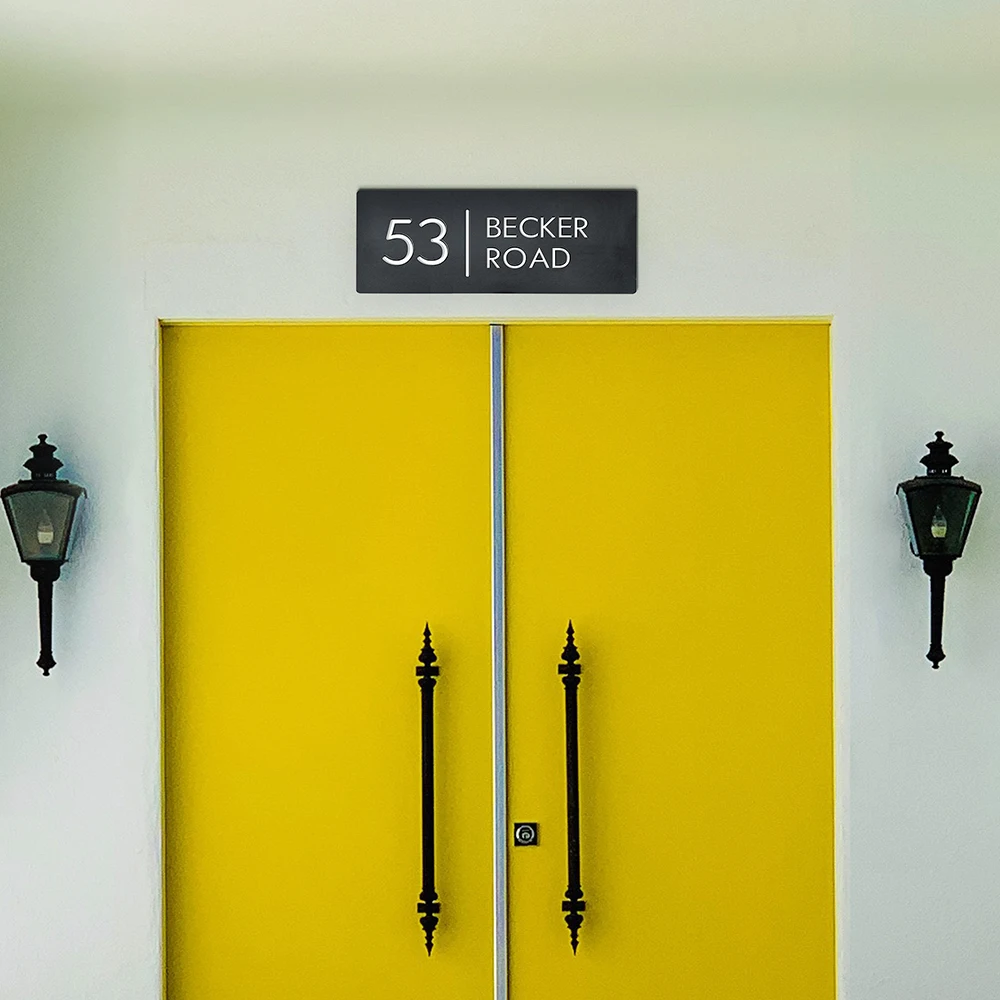 House Number Signs House Numbers House Wall Plaques Number Plate Personalised Modern House Sign Laser Cut Custom Acrylic House Numbers