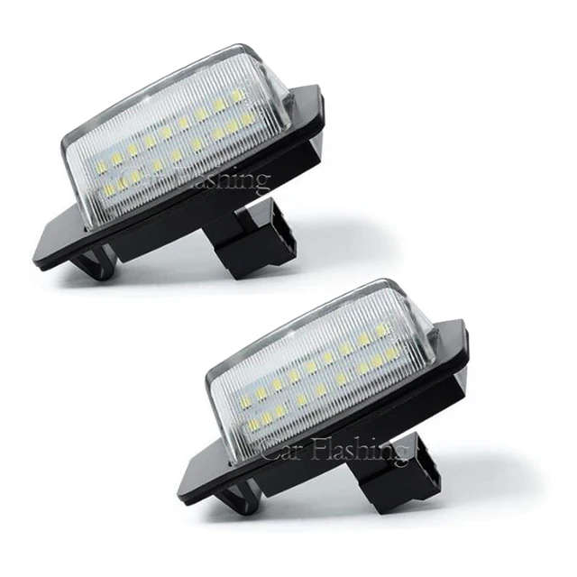 Error Free LED License number Plate Lights For Mitsubishi Outlander mk2 mk3 Eclipse 3 4 Cross Galant Lancer Sportback Xpander 1