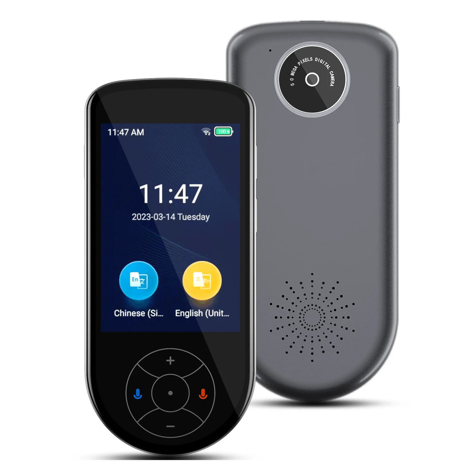

Portable Translator V60 Intellignent Voice Translator 137 Languages 3.5 Inch With Offline Photo Translation Connect WiFi Hotspot