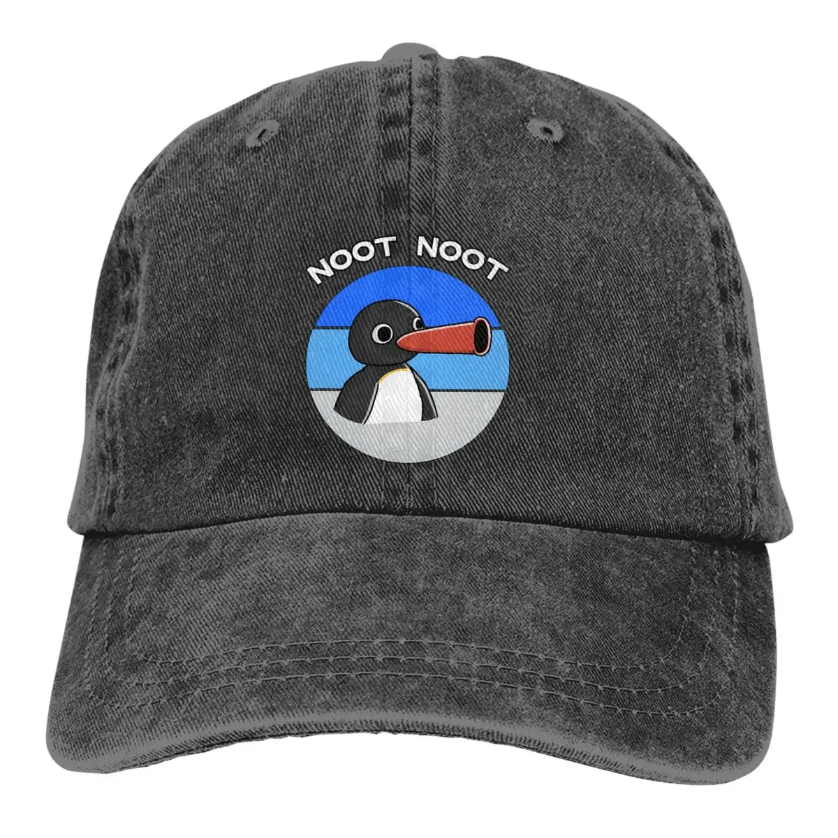 

Noot Meme Gift Blue Baseball Cap Men Hats Women Visor Protection Snapback Noot Pingu Pinga Penguin TV Caps