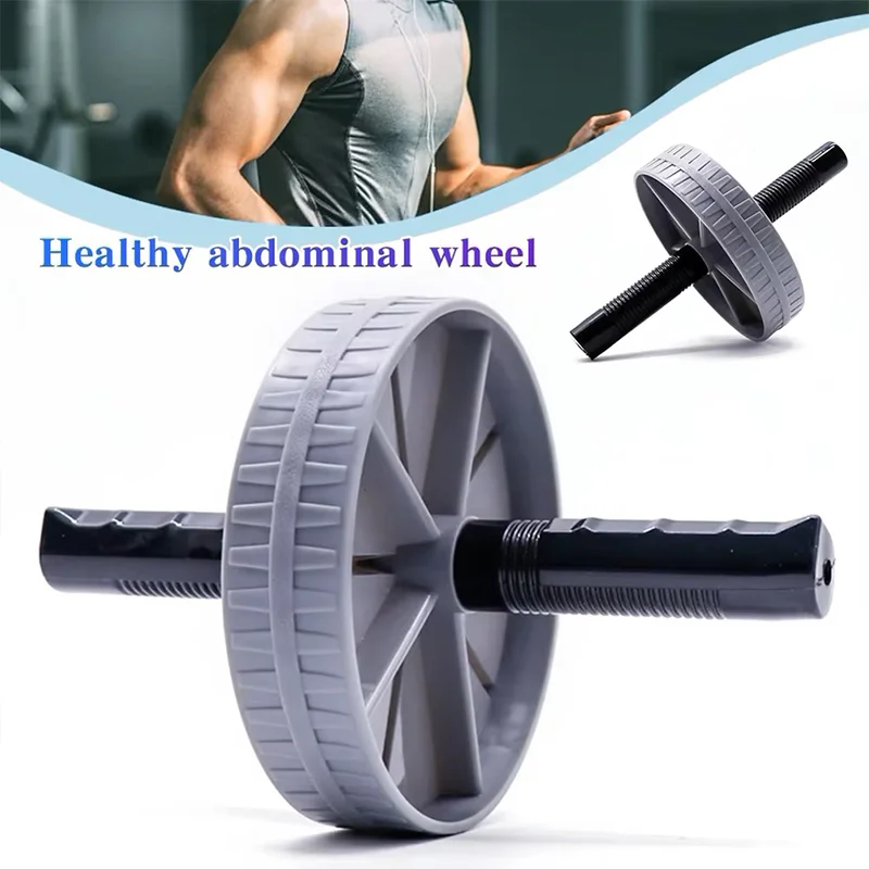 Abdominal Wheel abdominal wheel abdominal fitness instrument abdominal workout aids 1Pcs Abdominal wheel strong load bearing non-slip roller strengthen muscle exercise equipment fitness training home use silent