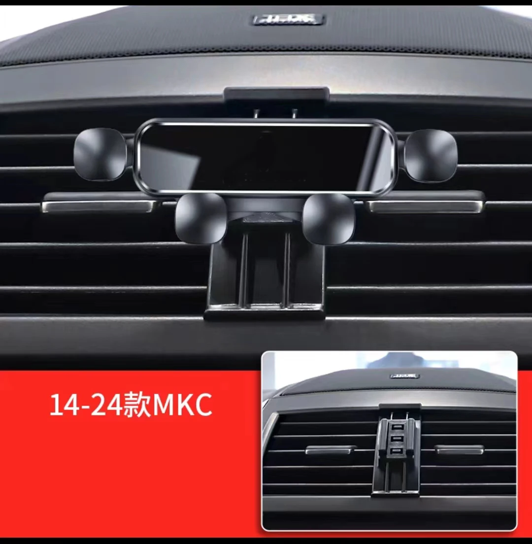 

Автомобильный держатель телефона для Lincoln MKC 2024 2023 2022 2021 2020 2019 -2015, кронштейн для стайлинга автомобиля, вращающийся, поддержка, Мобильные аксессуары