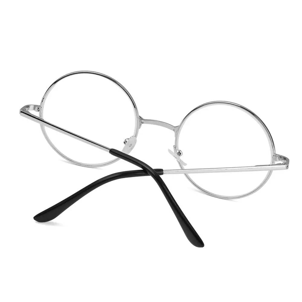 Fashion Classic Metal Round Myopia Glasses Women Men Ultra Light Resin Nearsighted Glasses Vision Care Diopter Eyewear -1.0~-4.0 6