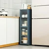 Multi-functional Kitchen Cabinets Household Storage Cabinet Nordic Minimalist Floor-standing Dish Microwave Pot Kitchen Cabinet 3