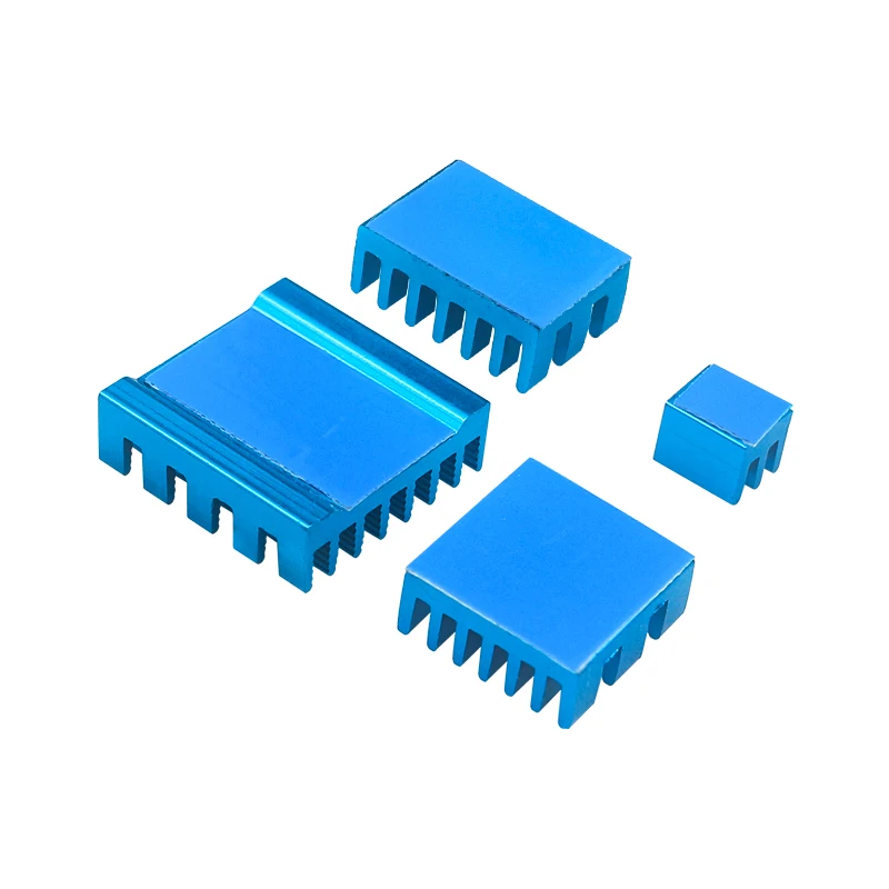 4Pcs Raspberry Pi 5 Heatsinks Aluminum Alloy Passive Cooling Customized CPU Cool