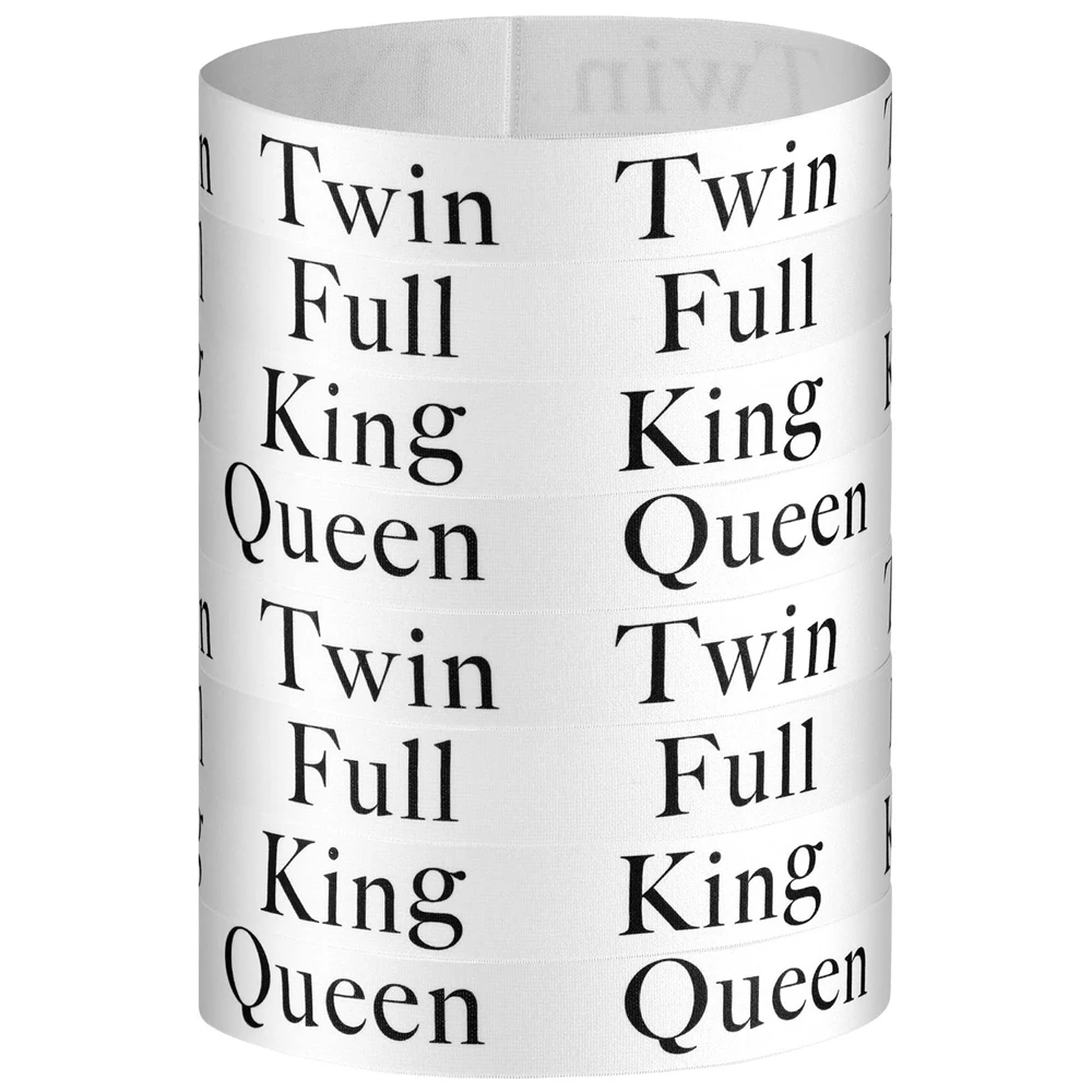 Bande artificiel astique Imprimée pour Drap de Lit King/Queen/Full/Twin,  Sangles de Rangement pour Couverture de Couette, 4 Pièces - AliExpress