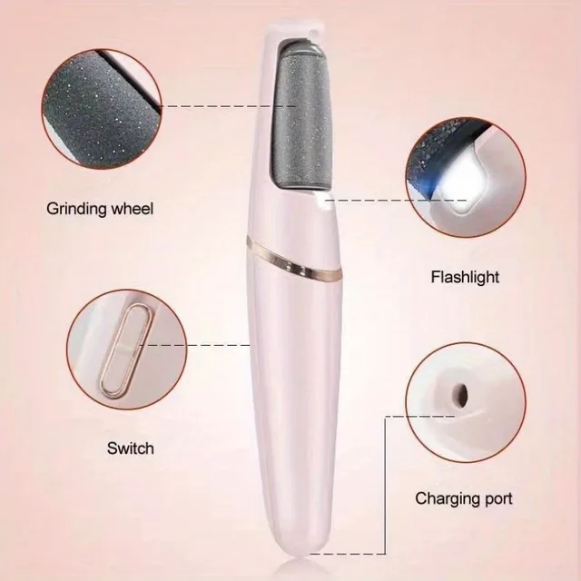 Upgrade Your Foot Care Routine with This Electric Foot Grinder Pedicure Machine - USB Charging, Automatic, Portable & More! 5