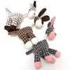 Fun Pet Toy Donkey Shape Corduroy Chew Toy For Dogs Puppy Squeaker Squeaky Plush Bone Molar Dog Toy Pet Training Dog Accessories 3