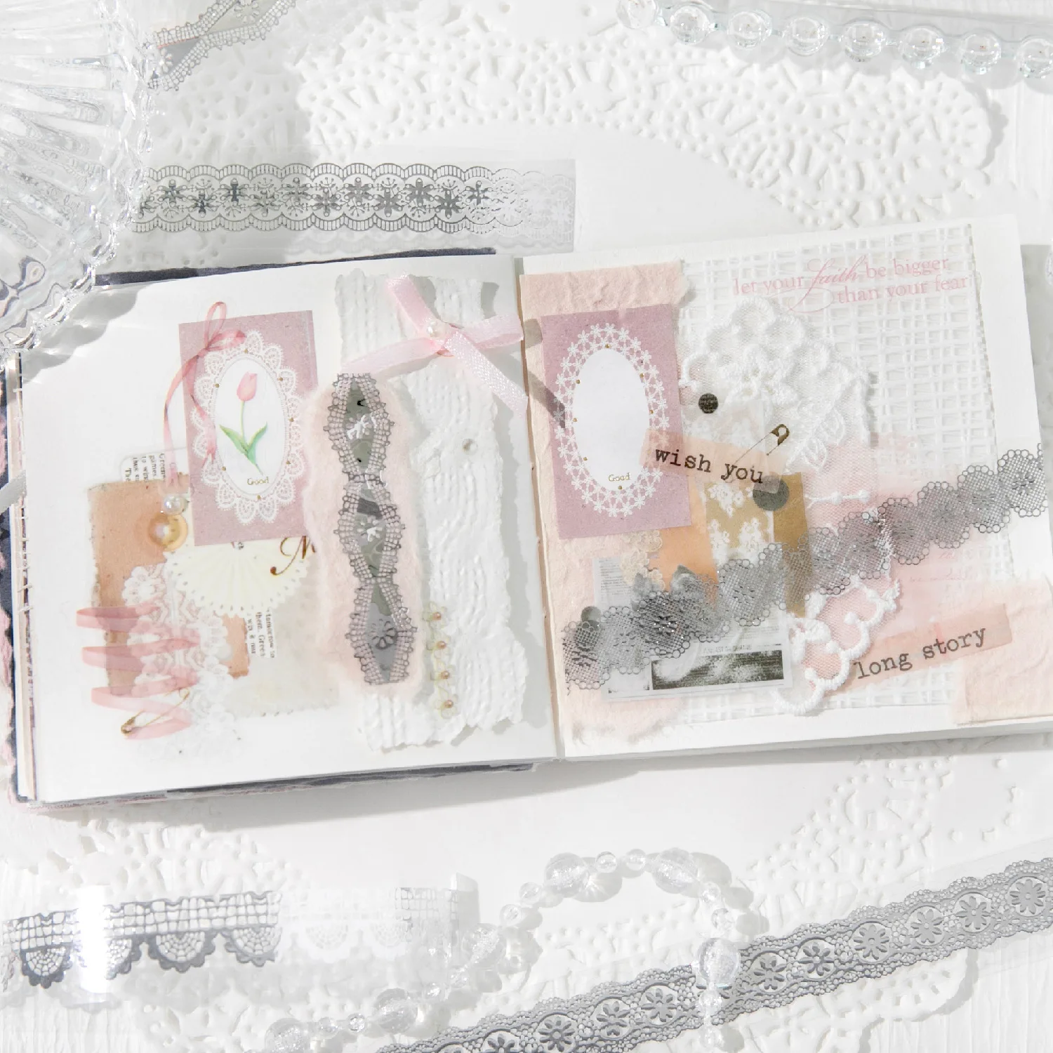 1pcs/1lot 장 접착 테이프 모두 로맨틱한 정크 저널 DIY 애완동물 일본 마스킹 스크랩북 스티커입니다.