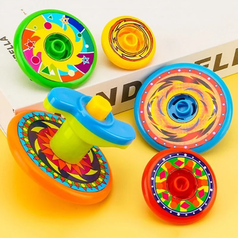Kids Spinning Top Folding Gyroscope Spinning Toys Stacking Battle Gyroscope Toy Colorful Launcher Spinning  Birthday Party Gift - 3