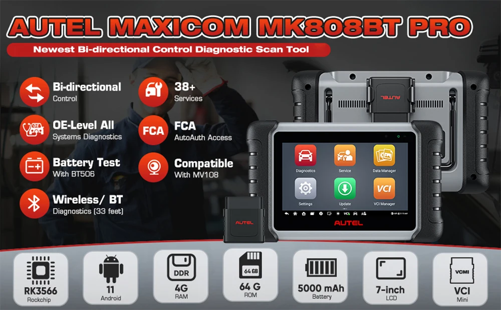 Bi-Directional Diagnostic Scanner