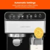 NEW 6-in-1 Espresso Machine with Built-In Milk Frother, 15-BAR Pump, Digital Display, One-Touch Single or Double Shot 5