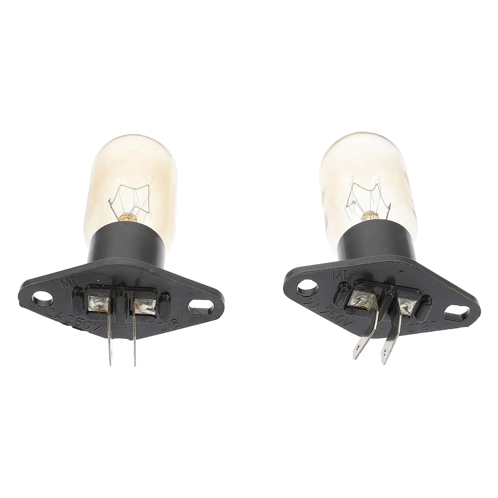 2개 전구 내열성 냉장고 오븐 전자레인지 기기 교체용 25W 깜박임 없는 장수명