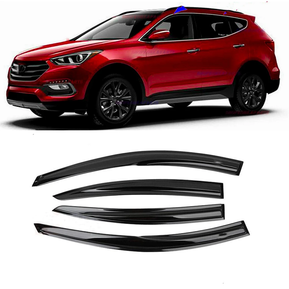 For Hyundai Santa Fe Santafe 20092018 Window Visor Rain Guard Weather