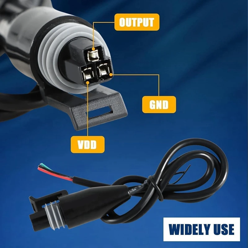 A15F-150 PSI Pressure Transducer Sensor With Connector Harness,1/8In NPT Thread Stainless Steel Pressure Transmitter For Oil