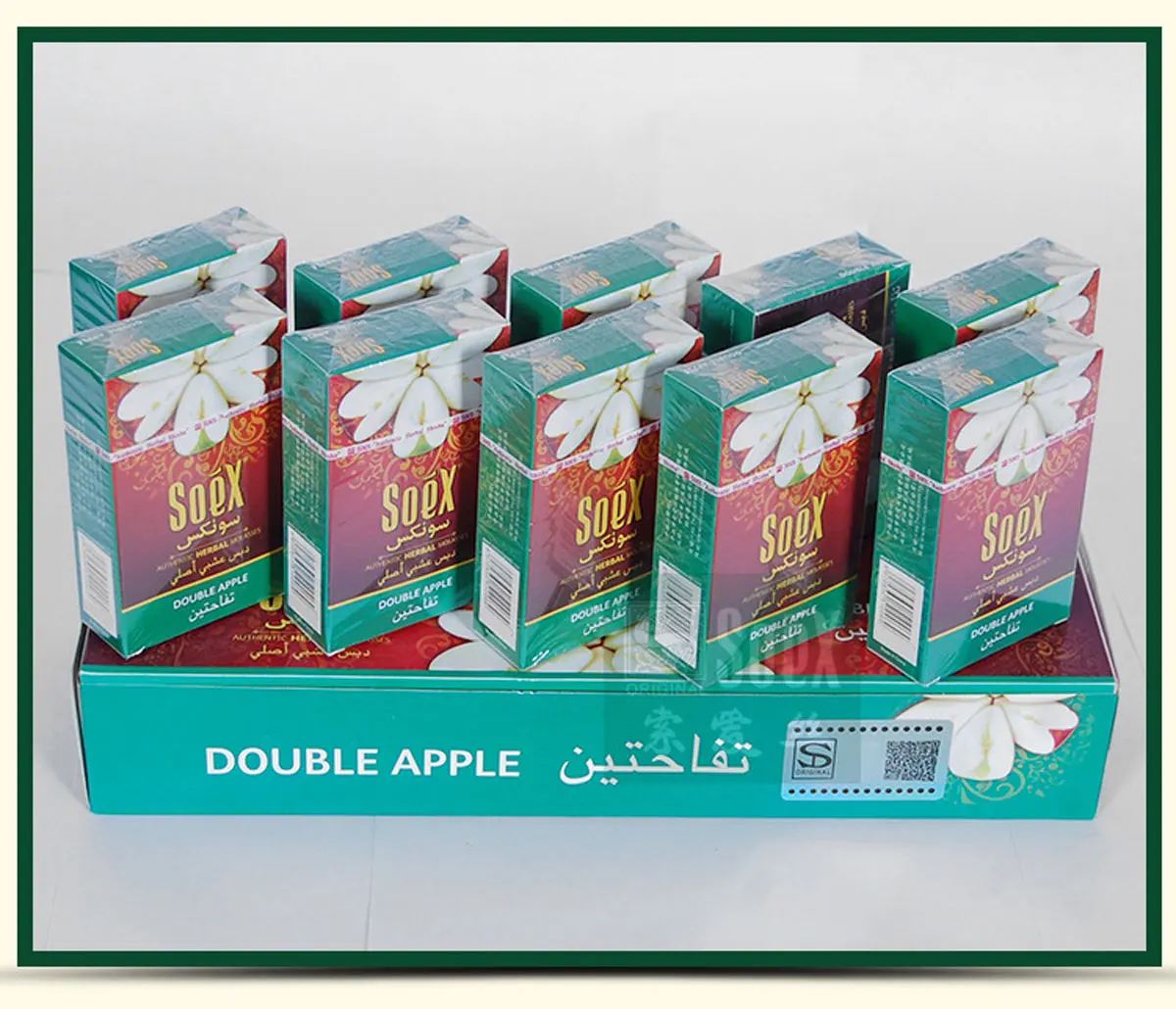 50g Soex fruit flavor Hookah Accessories Metal Shisha Hose Charcoal Fork Portable Flavor 0% Free Tar Nicotine