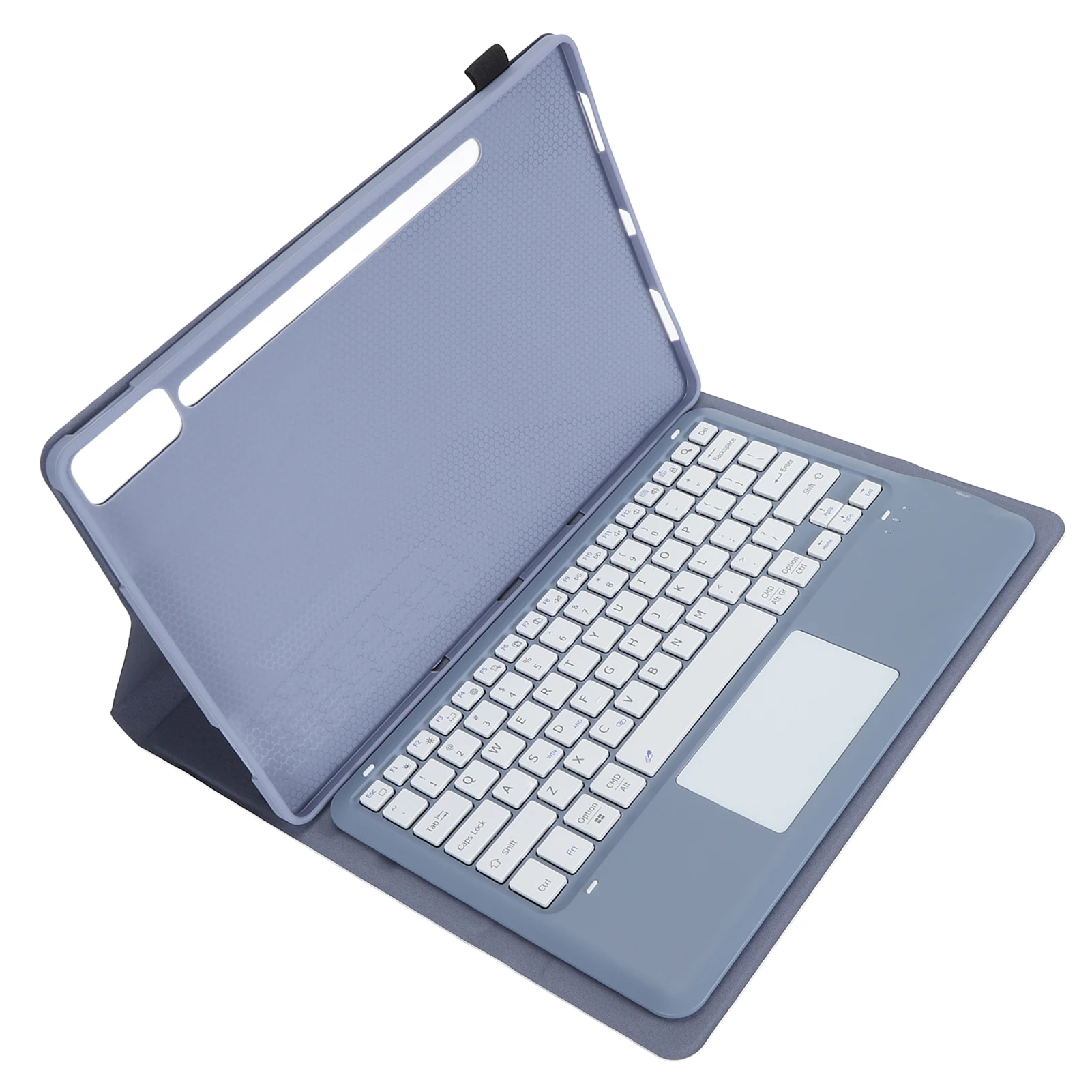 Tablet Case Adjustable Angle Smart Keyboard Case 33ft Operating Distance Cutouts for Tab P12 12.7inch