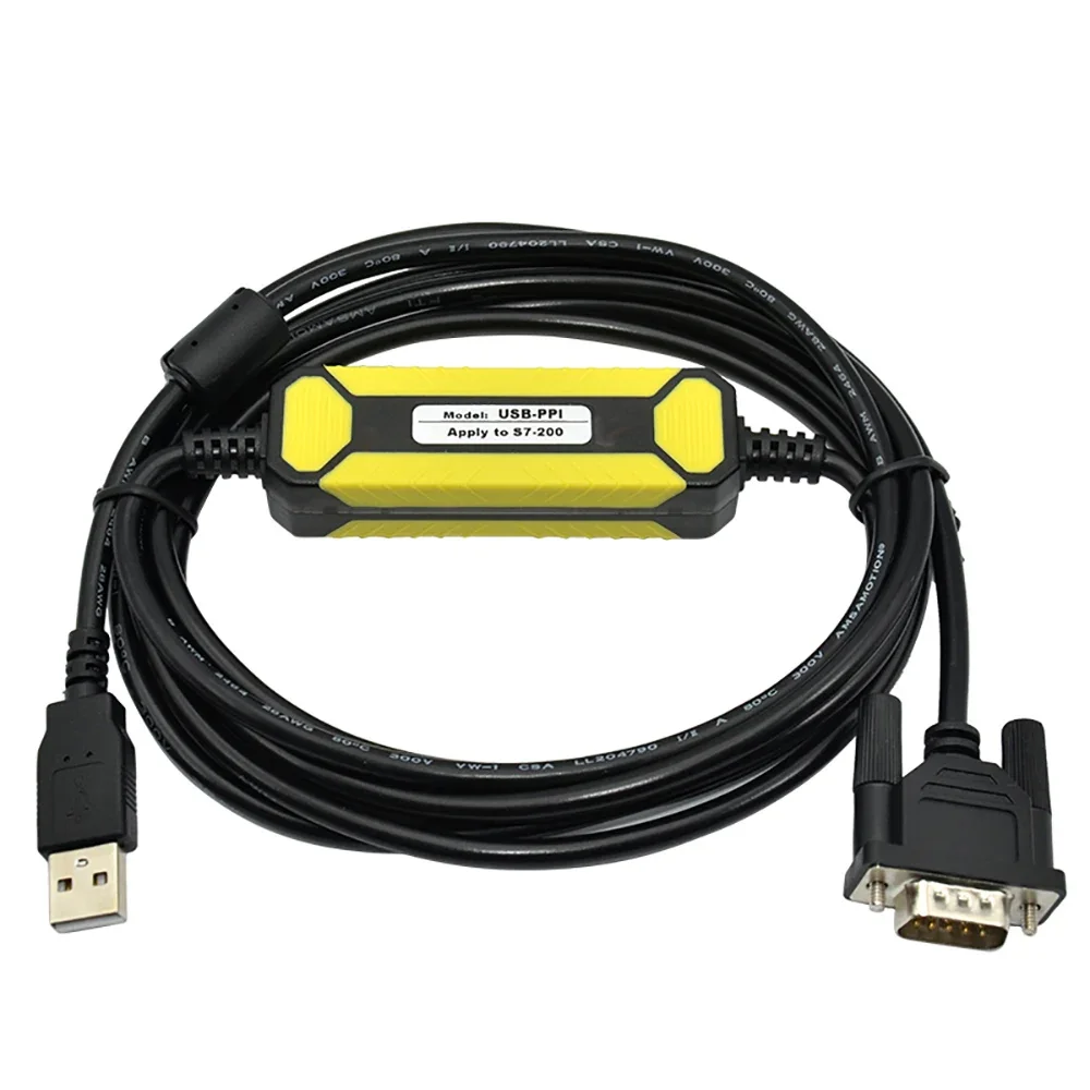 USB-PPI PLC 프로그래밍 케이블 USB-RS485 어댑터, 지멘스 S7-200 PLC USB PPI 다운로드 케이블